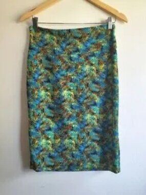 Cassie Skirt, Multicolor Palm, Size Small‎
